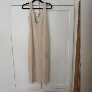 NWT H&M Pool Cover Up Cream Dress Size Small